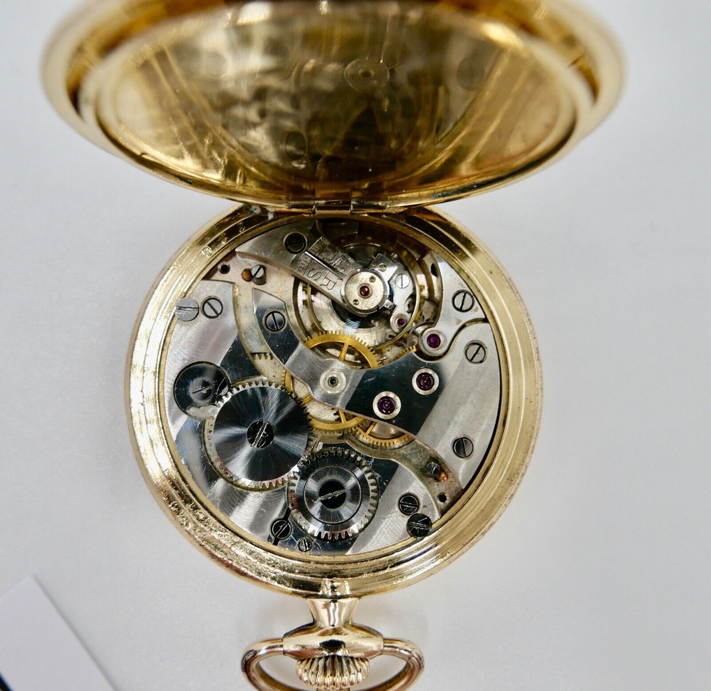 CHRONOMETRE Savonette Taschenuhr Ø 44mm vergoldet BAYARD Ritter - Antikhandel-Stuttgart