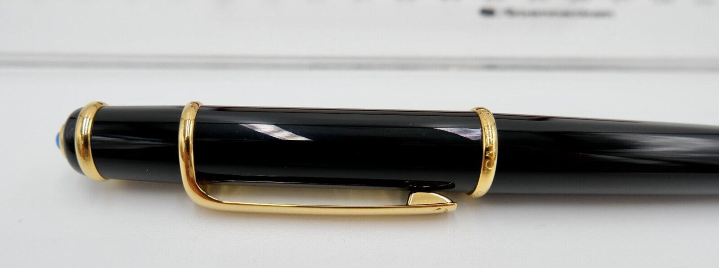 NEUwertig Vintage CARTIER ST18003 DIABOLO Composite Noir Kugelschreiber Roller - Antikhandel-Stuttgart