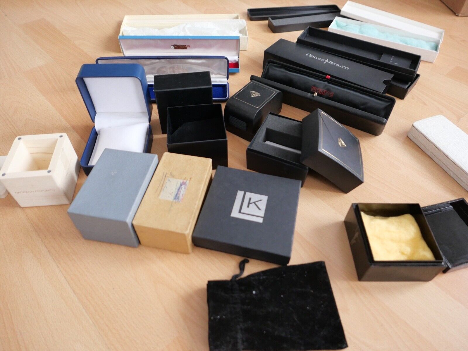 Vintage Box ETUI Uhren Uhrenbox Uhrenhalter Uhrenkoffer Uhrenaufbewahrung - Antikhandel-Stuttgart