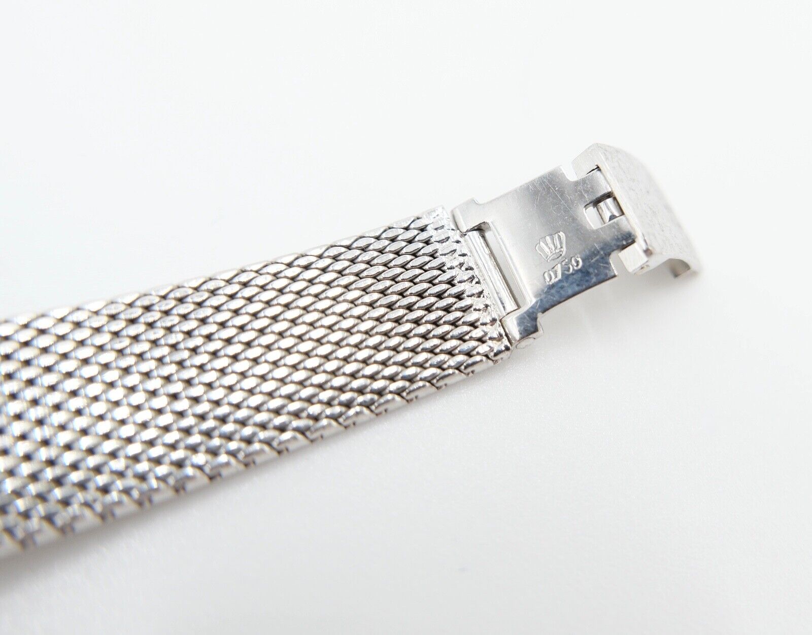 Elegante Predial Weißgold Damen Uhr mit Diamantbesatz 750/18K Lady watch Ø 24 mm - Antikhandel-Stuttgart