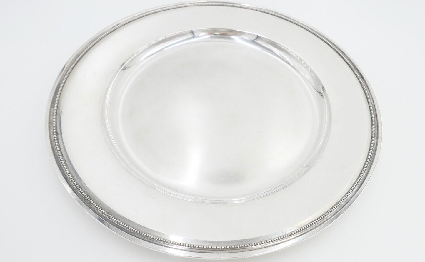 Servierplatte Johannes Siggaard Beschaumeister 826 Silber um 1940 L. Berth 1000g - Antikhandel-Stuttgart