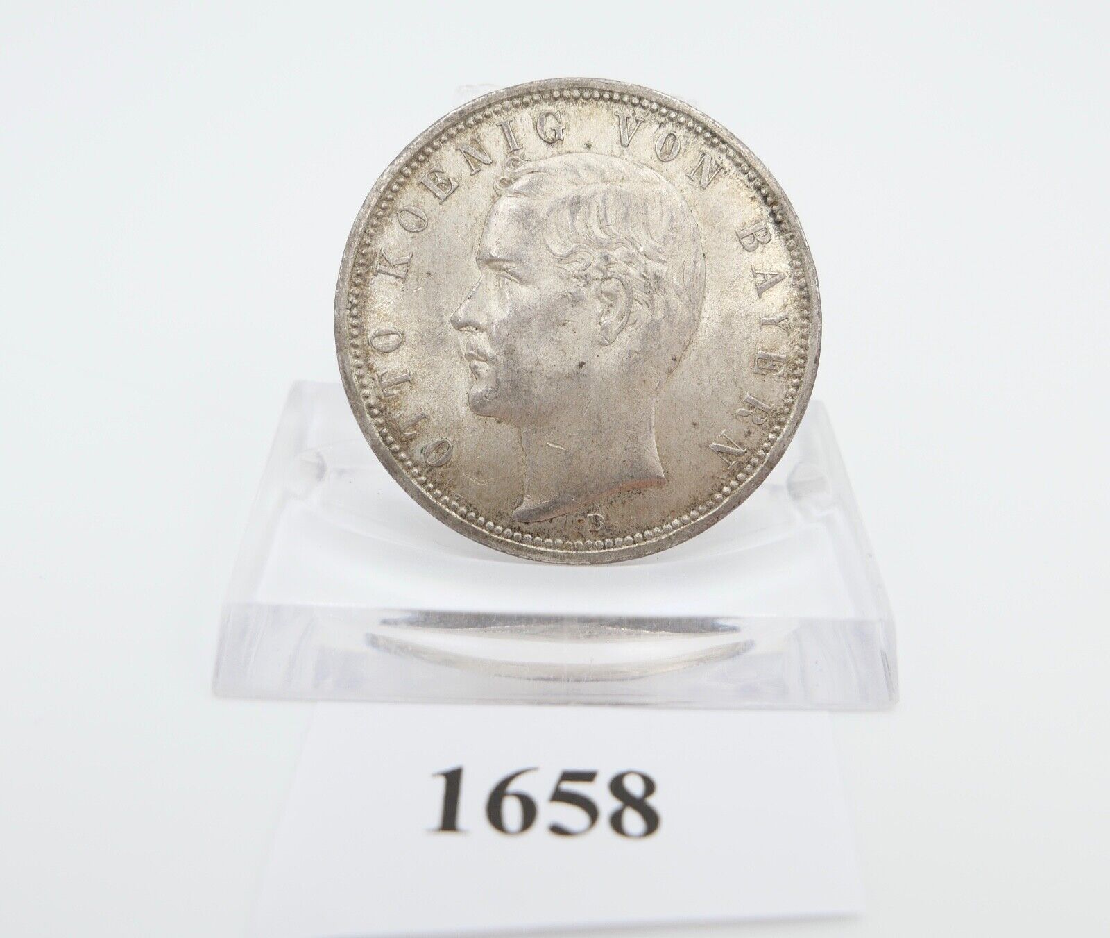 5 Mark Deutsches Reich 1913 D ss - vz Otto König von Bayern Jäger J.46 - Antikhandel-Stuttgart