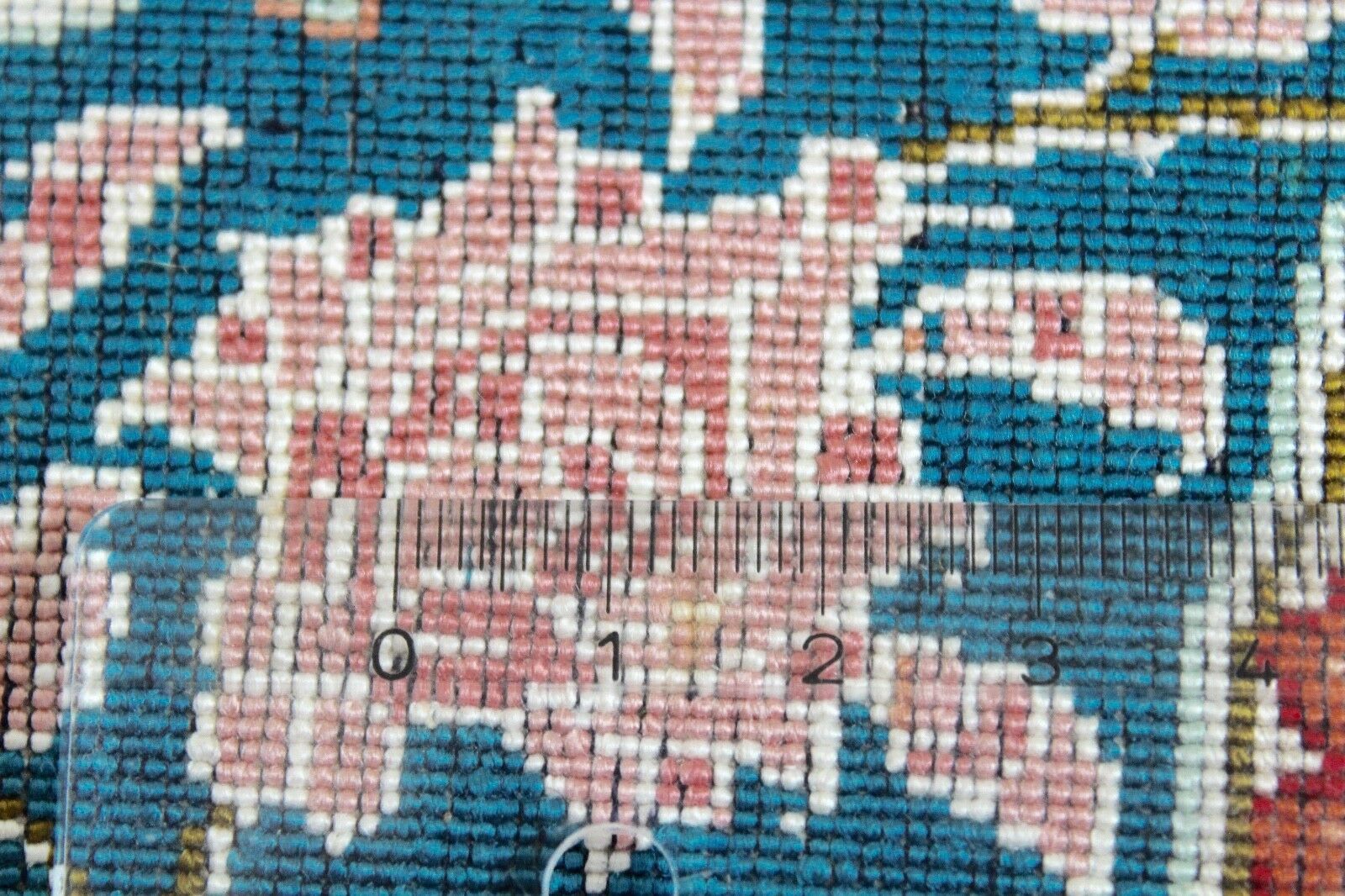 Ghom Orientteppich Perserteppich Seide Handgeknüpft 75x50 cm 1 Mio Knoten Läufer - Antikhandel-Stuttgart