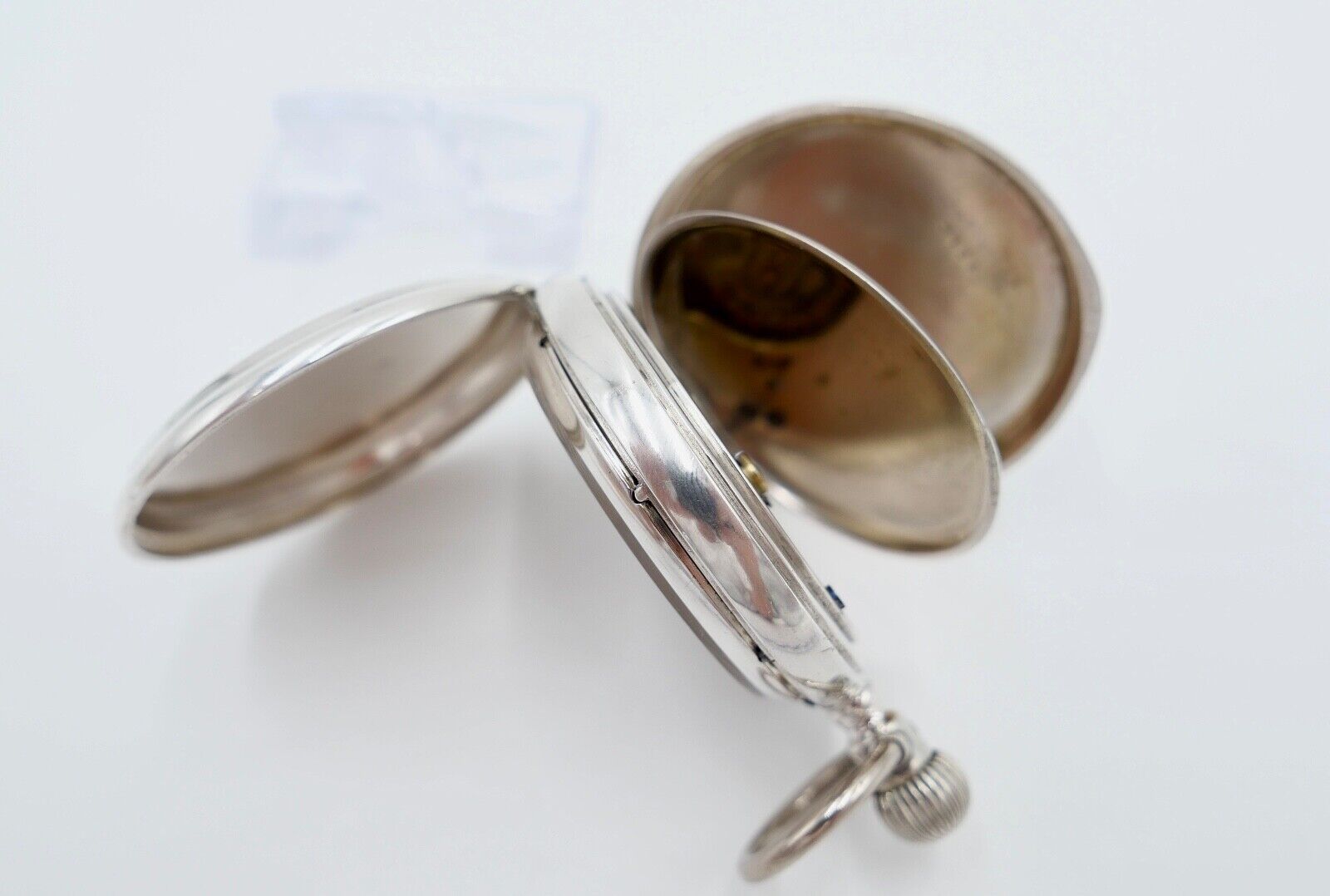 875 / 84 Silber TOBIAS Savonette Taschenuhr Ø 51mm N. 60021 11 Rubins Russland - Antikhandel-Stuttgart