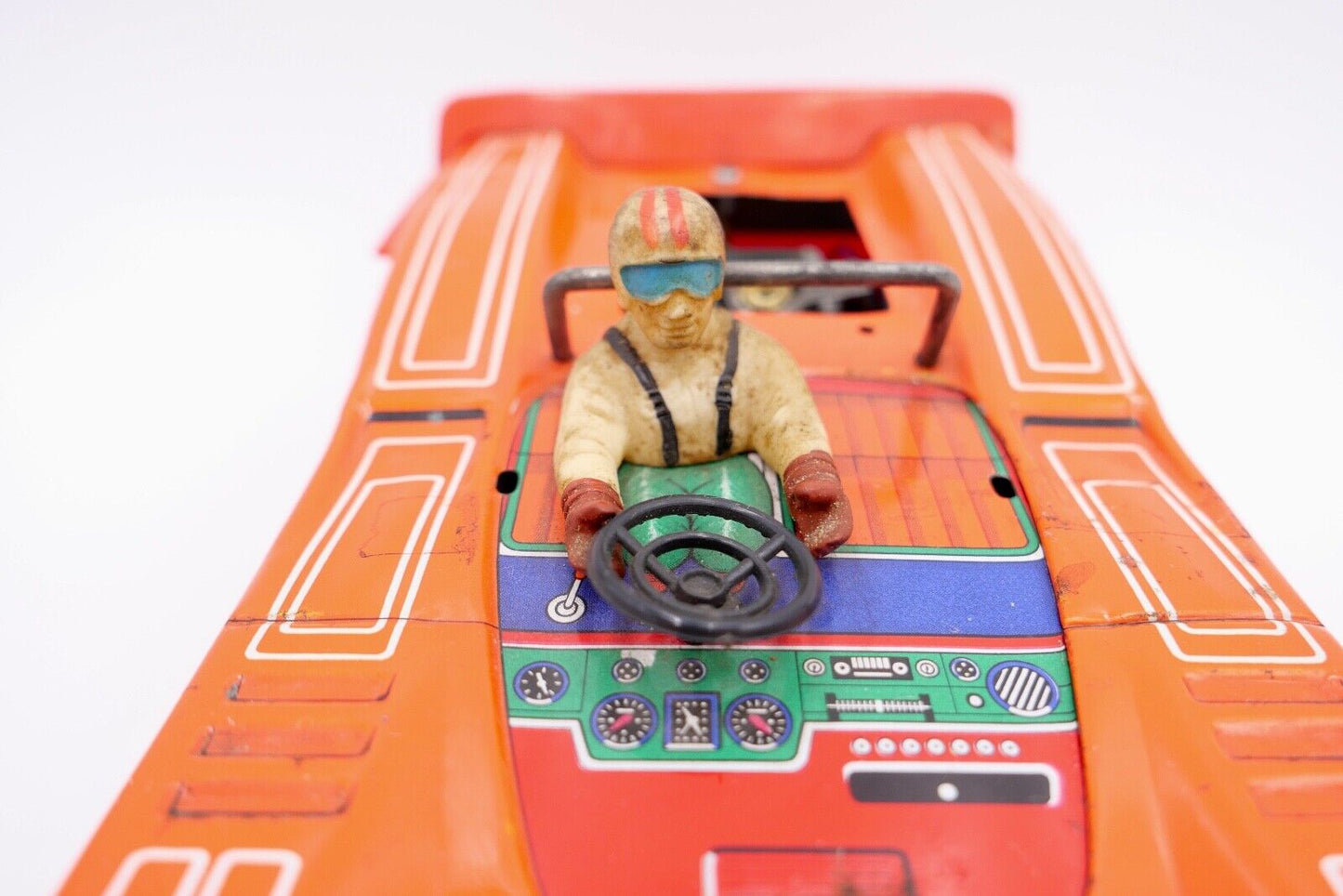 Mc Laren Cars Made in Japan Nr.5 1960-1970er Jahre Blechspielzeug 28 cm Sammler - Antikhandel-Stuttgart