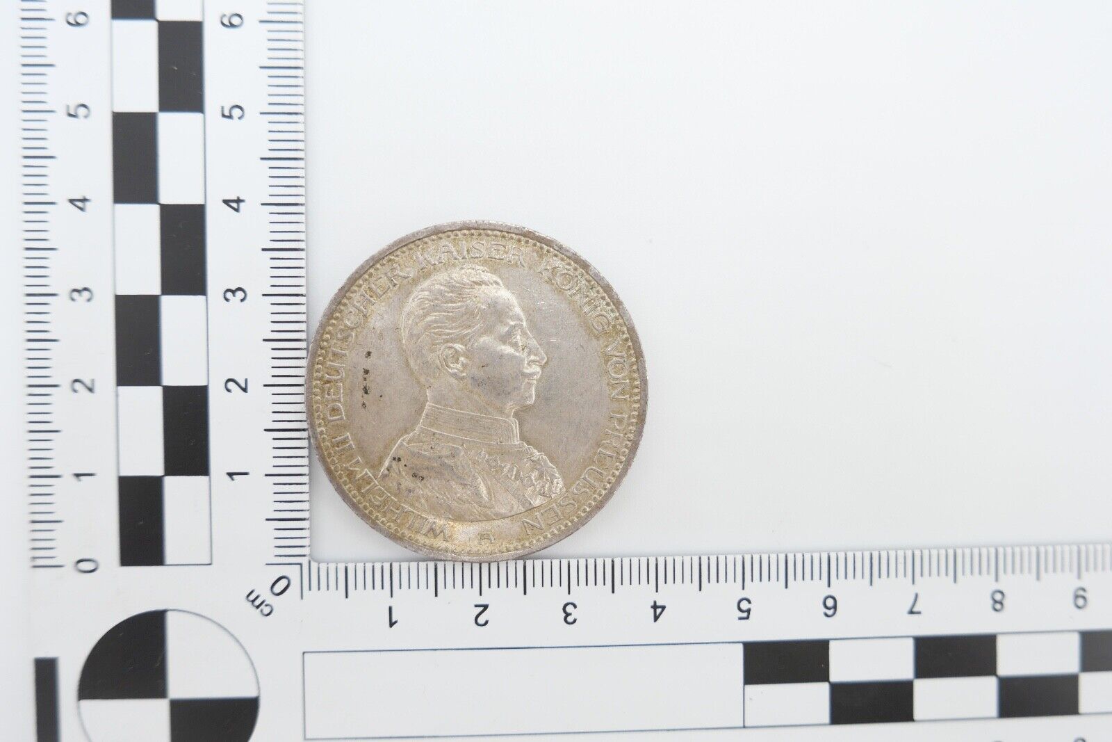 5 Mark 1914 A J.114 PREUSSEN KAISER WILHELM IN UNIFORM Silber 900 - Antikhandel-Stuttgart