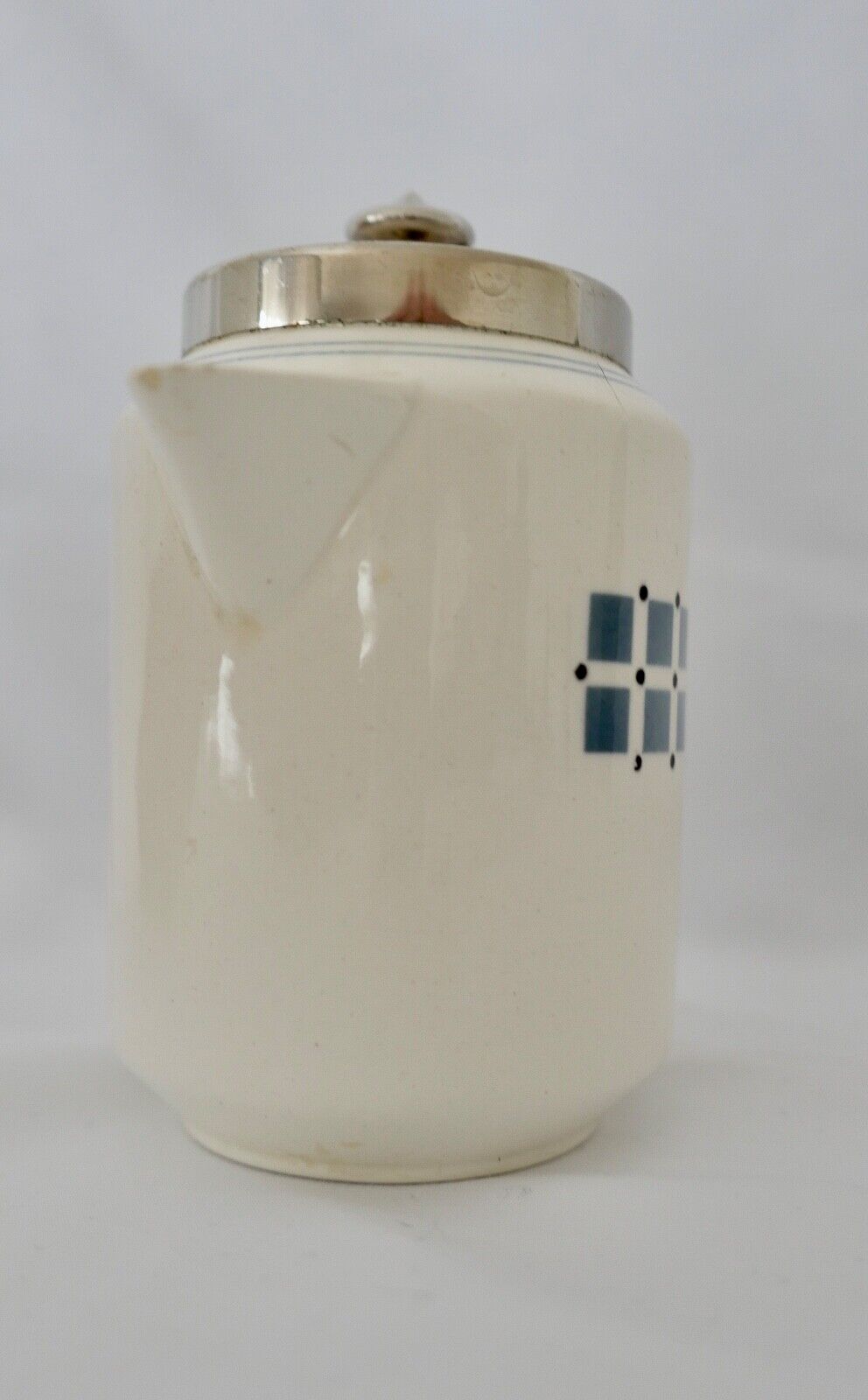 Jugendstil WMF Milchkanne Milchkännchen Dec 1876a J. M. Olbrich Wächtersbach - Antikhandel-Stuttgart