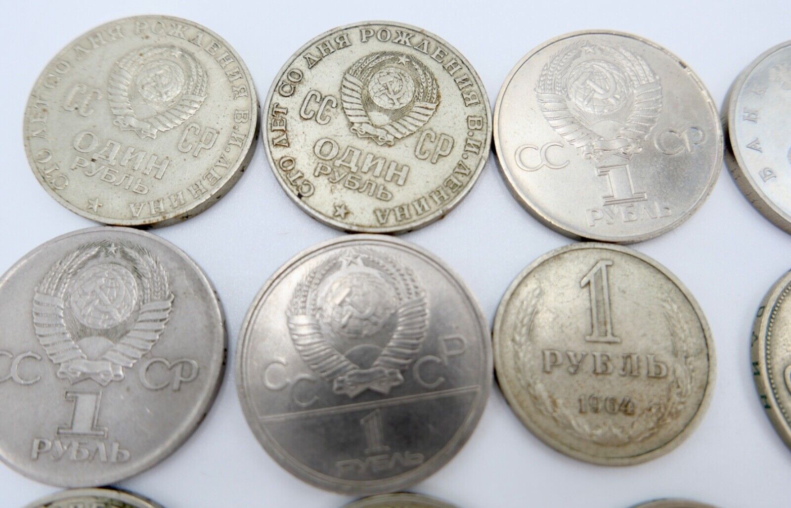 Posten Lot Konvolut Münzen Russland UDSSR RUBEL KOPEKE Lenin 1936-1980 - Antikhandel-Stuttgart