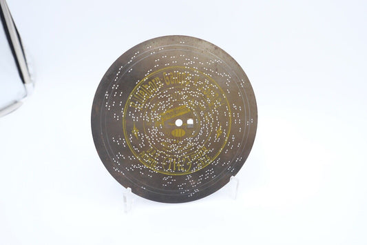 7142 Symphonion Lochplatte Spieluhr Spieldose RIFFELHORN GALOPP Ø 19,5 - Antikhandel-Stuttgart