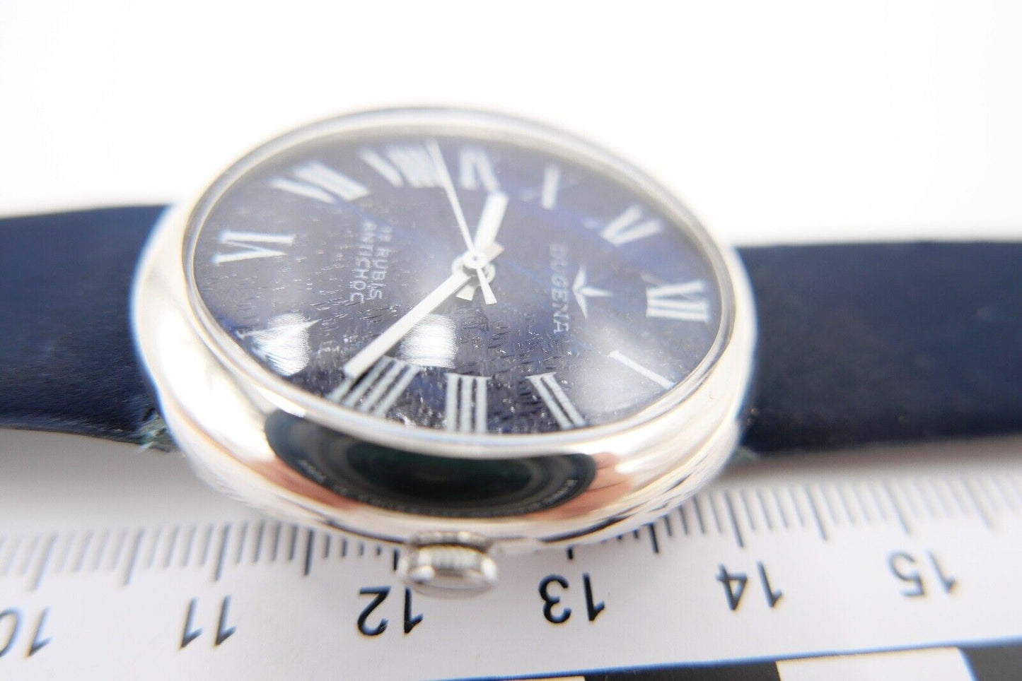 DUGENA 0785.982 anti 17R Damen Armbanduhr 835 Silber Ø 37 x 31mm NEU UNGETRAGEN - Antikhandel-Stuttgart