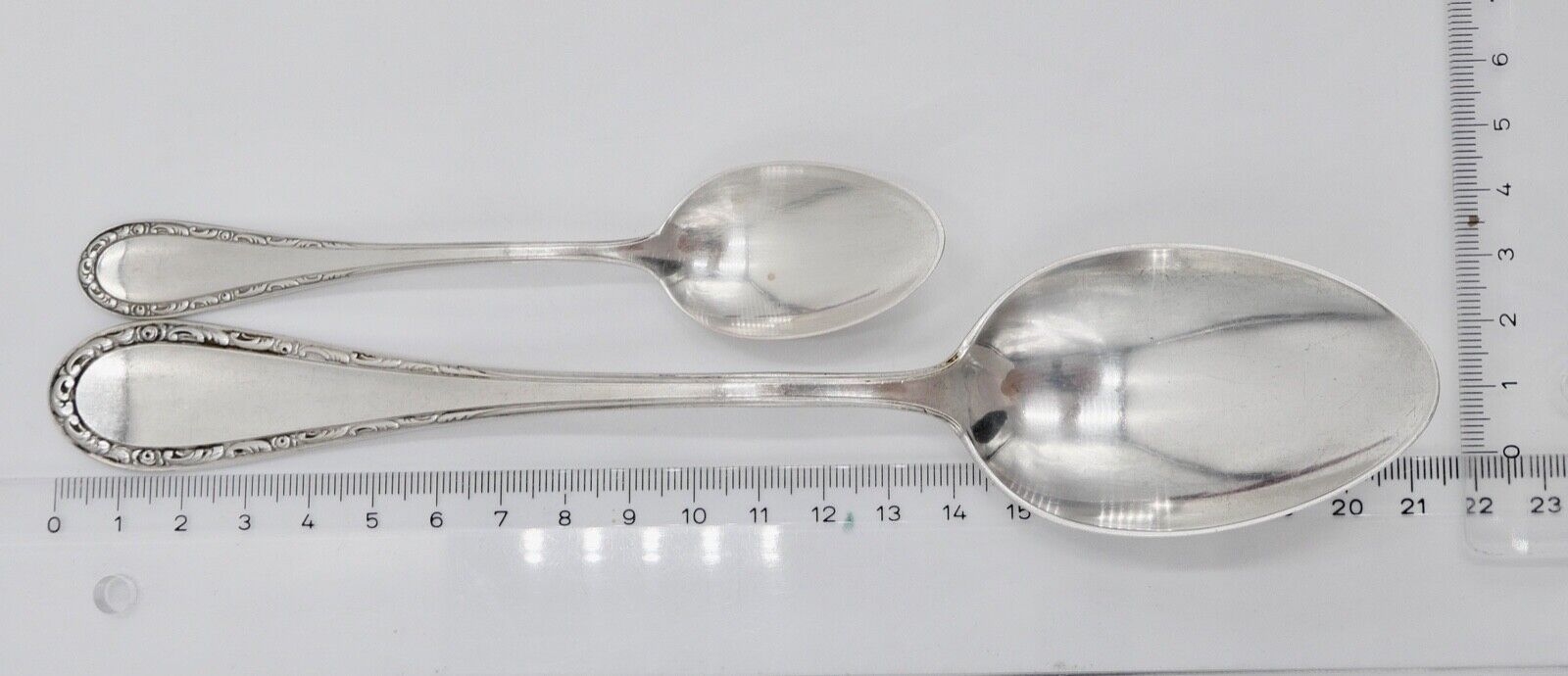 12 teilig Silberbesteck 800 ROSENTHAL Löffel silver Jugendstil cutlery Besteck - Antikhandel-Stuttgart