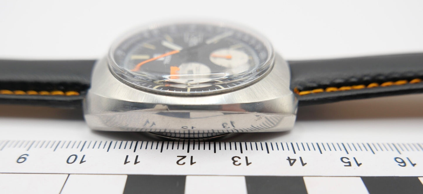 TISSOT 45501 Chronograph 39mm Herren Cal. 2170 Armbanduhr Panda ZB Lederarmband