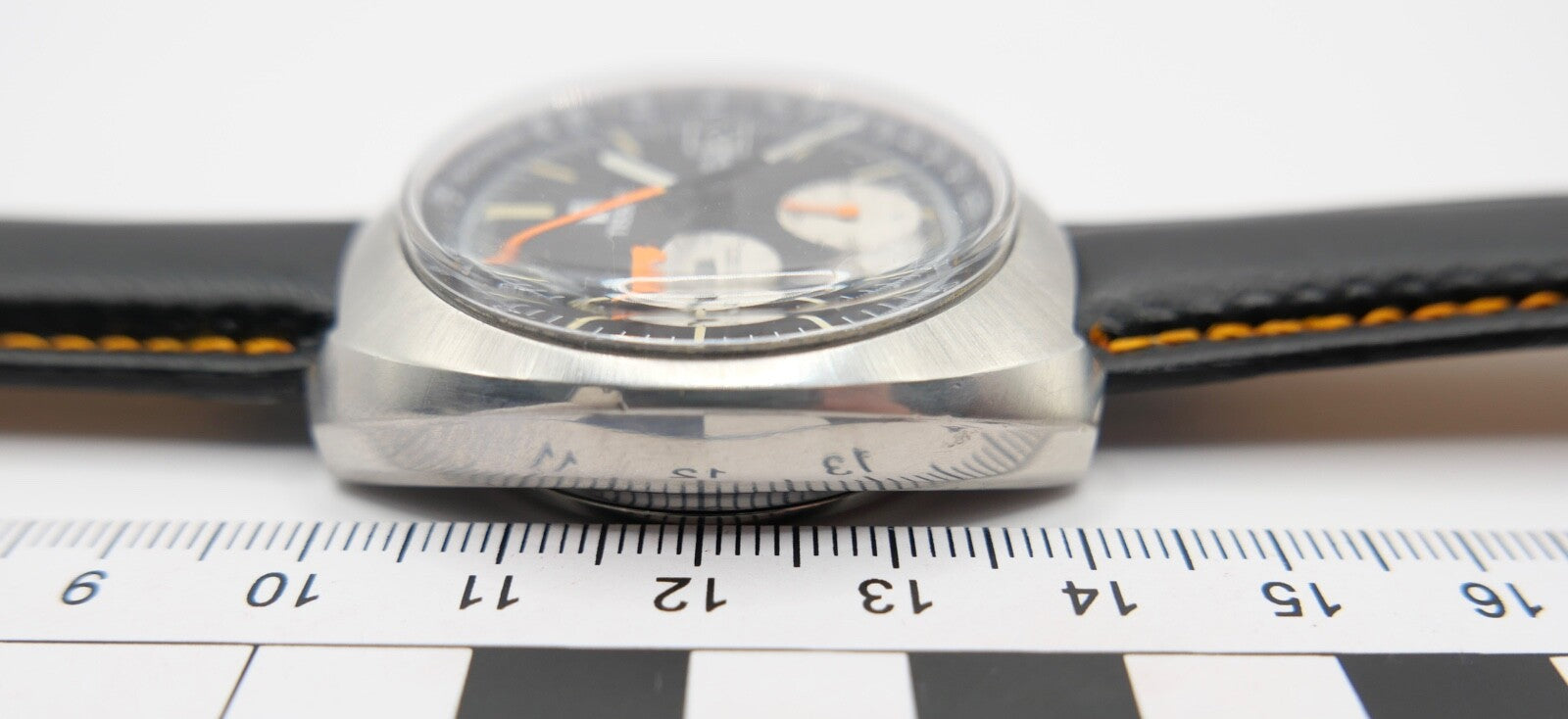 TISSOT 45501 Chronograph 39mm Herren Cal. 2170 Armbanduhr Panda ZB Lederarmband