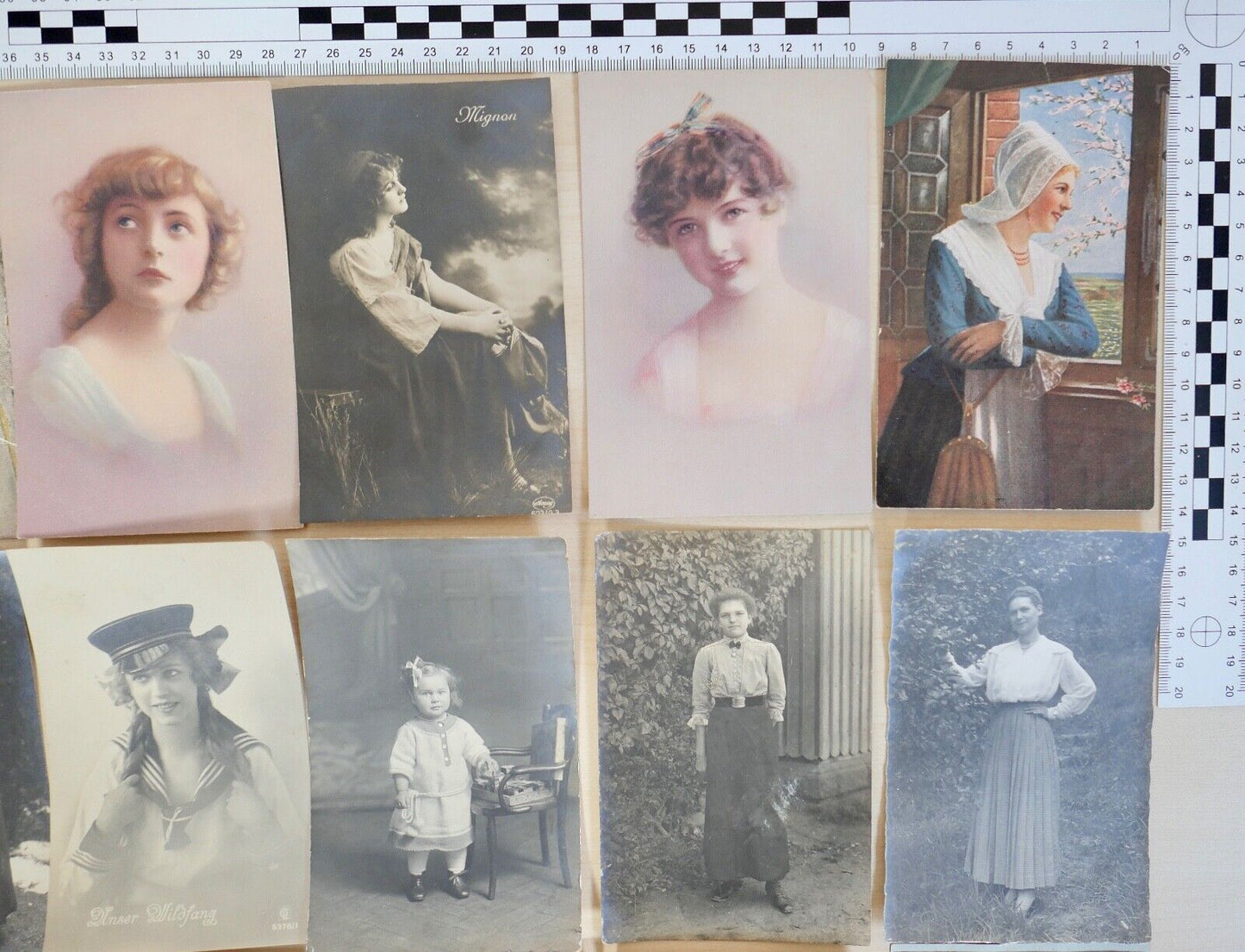 antike Ansichtskarten Postkarten Briefmarken PORTRAIT deutsches Reich - Antikhandel-Stuttgart