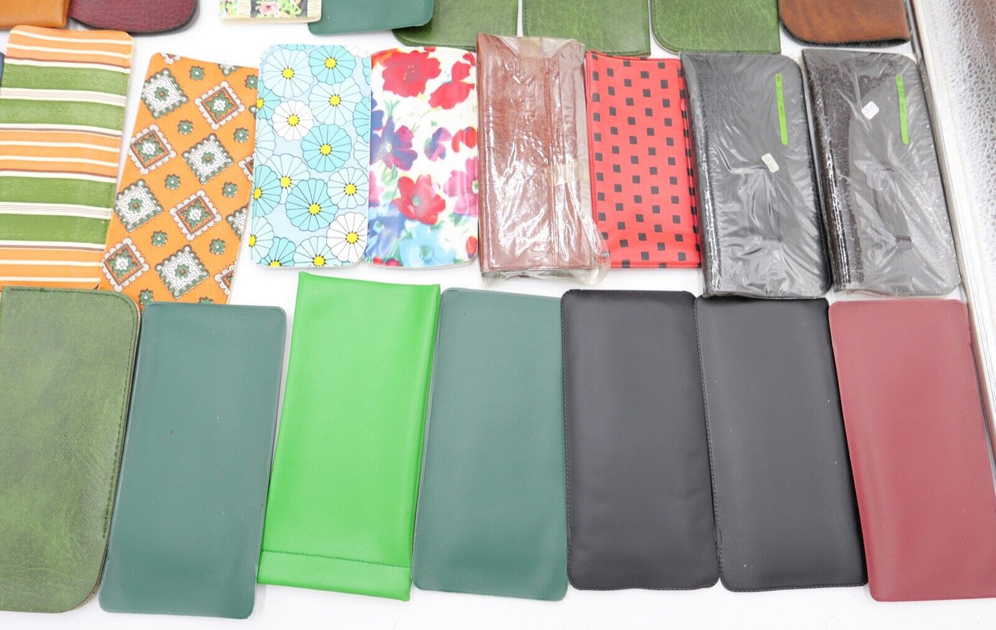 52x Brillen Etui 1970er 1980er Jahre original Retro Vintage Posten Konvolut NEU - Antikhandel-Stuttgart