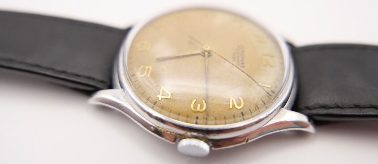 Junghans Cal. J80 Herren Armbanduhr 1950er Jahre Ref. 680.72 - Antikhandel-Stuttgart