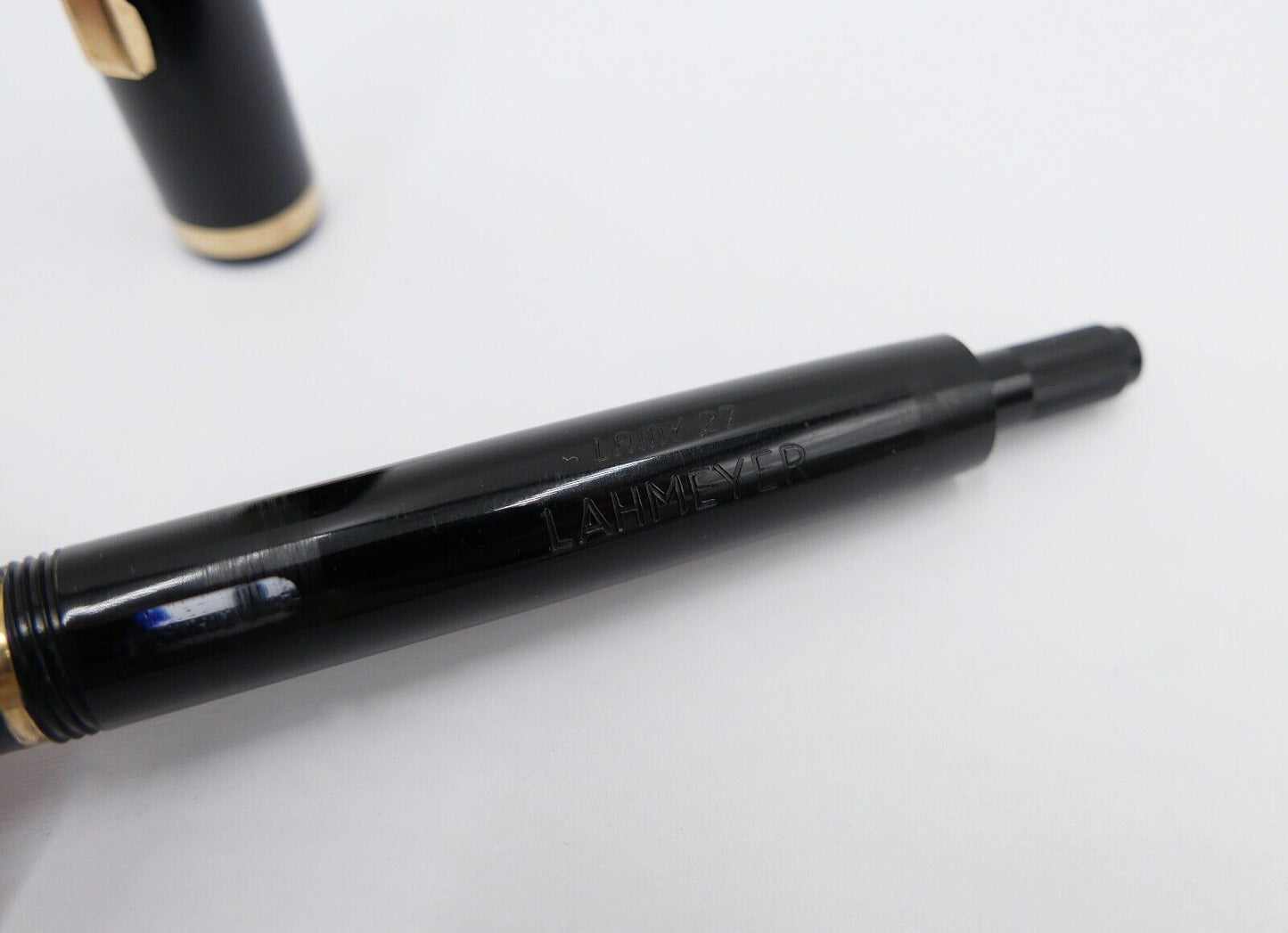 Set Vintage 2 LAMY Kolbenfüller Füller Modell 27 585 / 14 Ct Goldfeder - Antikhandel-Stuttgart