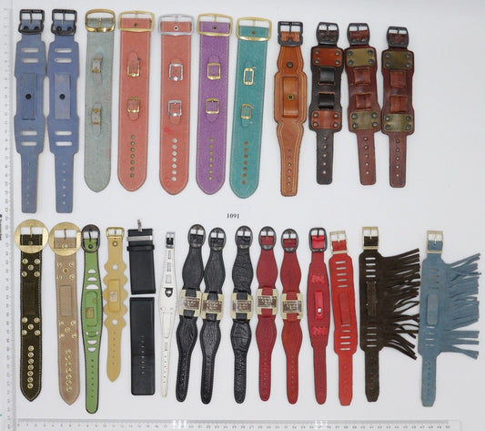 NEU Konvolut 26 Uhrenarmbänder Leder Armband Uhren Juwelierauflösung Nowack - Antikhandel-Stuttgart