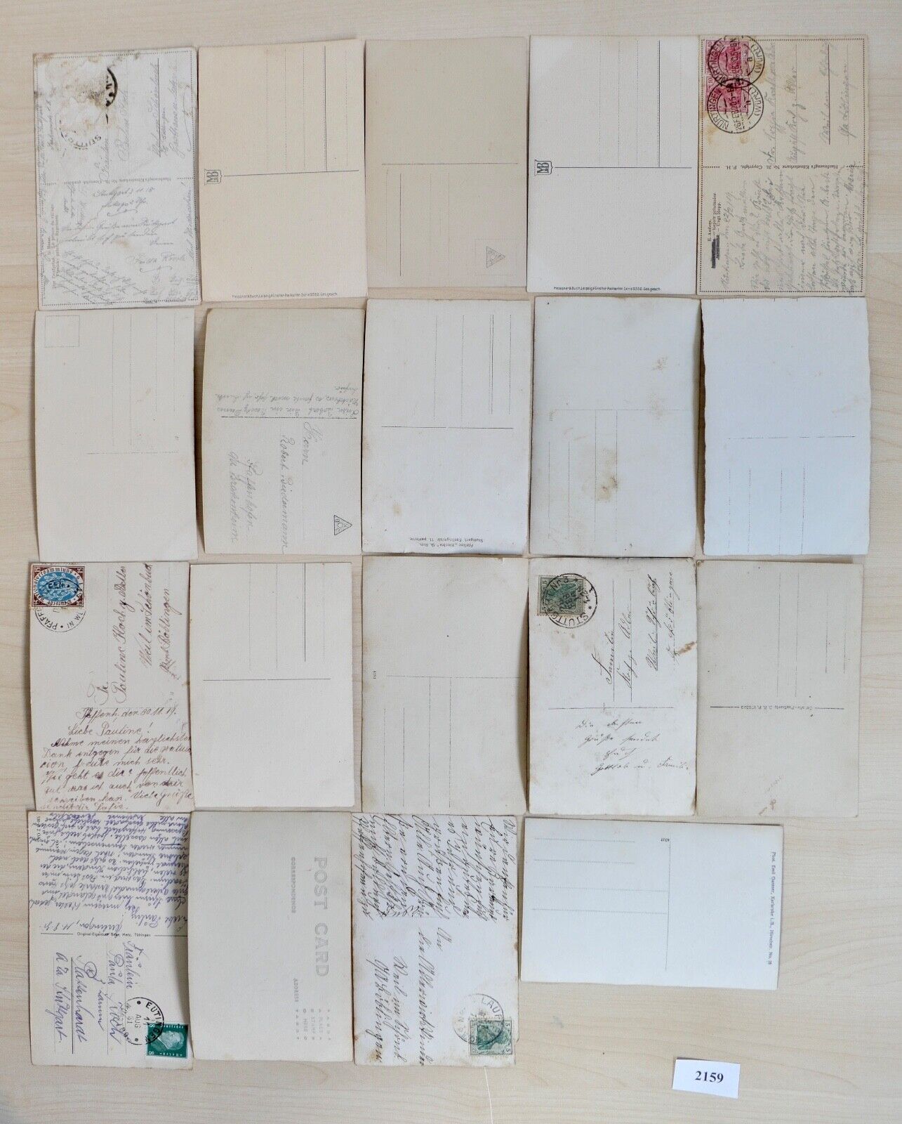 antike Ansichtskarten Postkarten Briefmarken PORTRAIT deutsches Reich - Antikhandel-Stuttgart