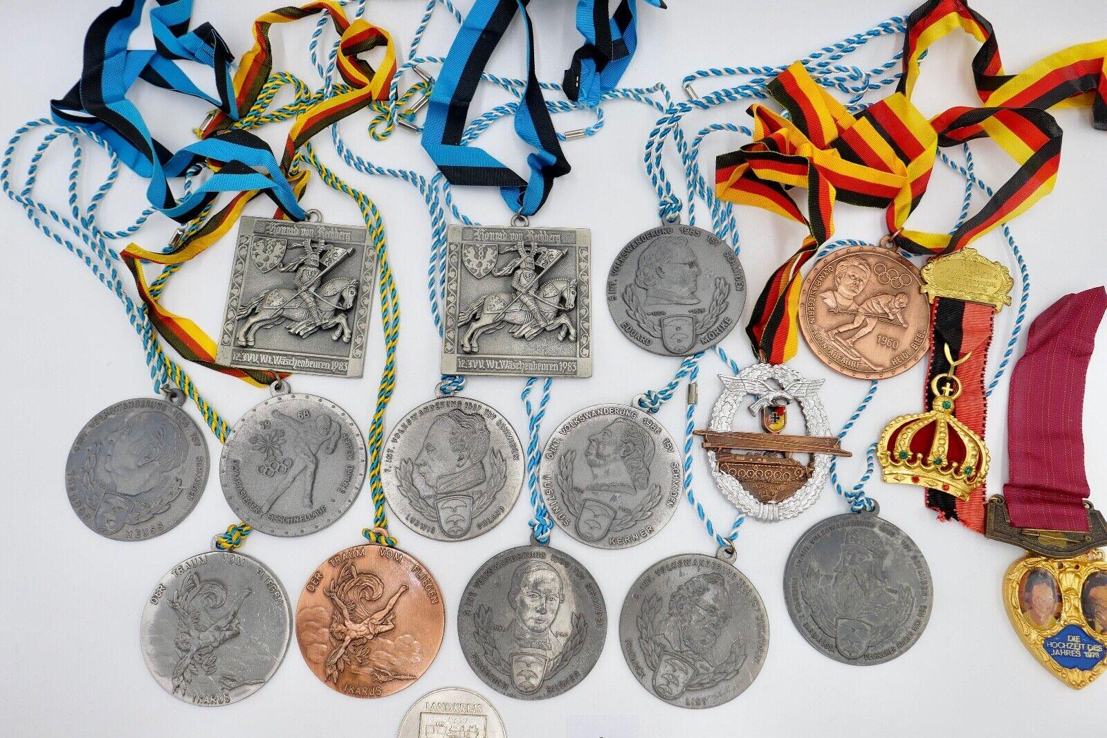 Posten / Konvolut VOLKSWANDERUNG Medaillen WANDER Medaille - Antikhandel-Stuttgart