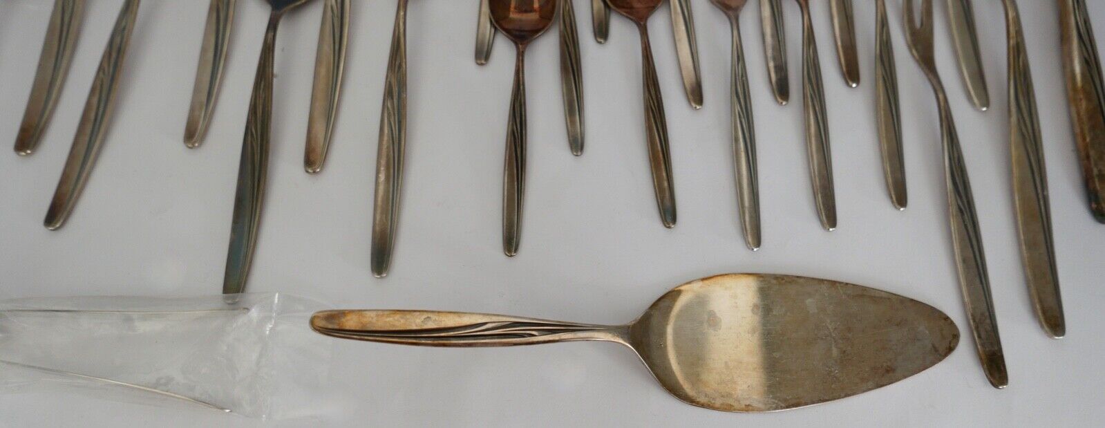 53 Tlg. WMF 90 HEIDELBERG Besteck Set 2,72 Kg Salat Fleich Torte Zucker Messer - Antikhandel-Stuttgart
