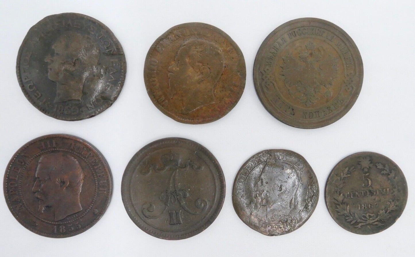 antike Münzen Griechenland Italien Frankreich Russland Finnland - Antikhandel-Stuttgart