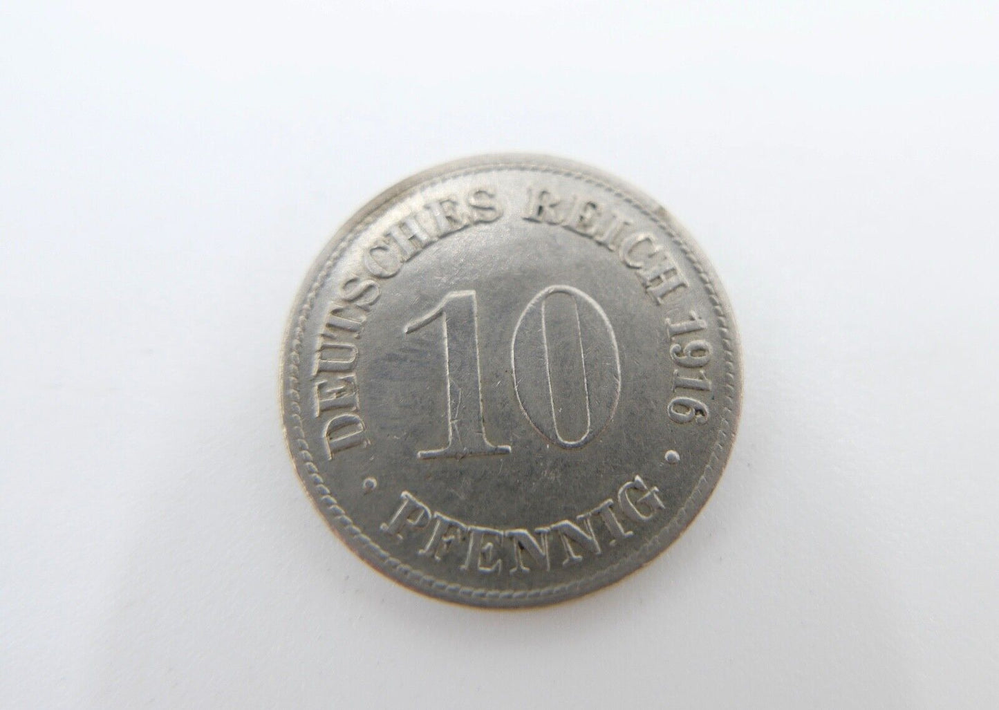 10 Pfennig Kaiserreich 1916 D Jäger J. 13 VZ - STG vorzüglich - Stempelglanz - Antikhandel-Stuttgart