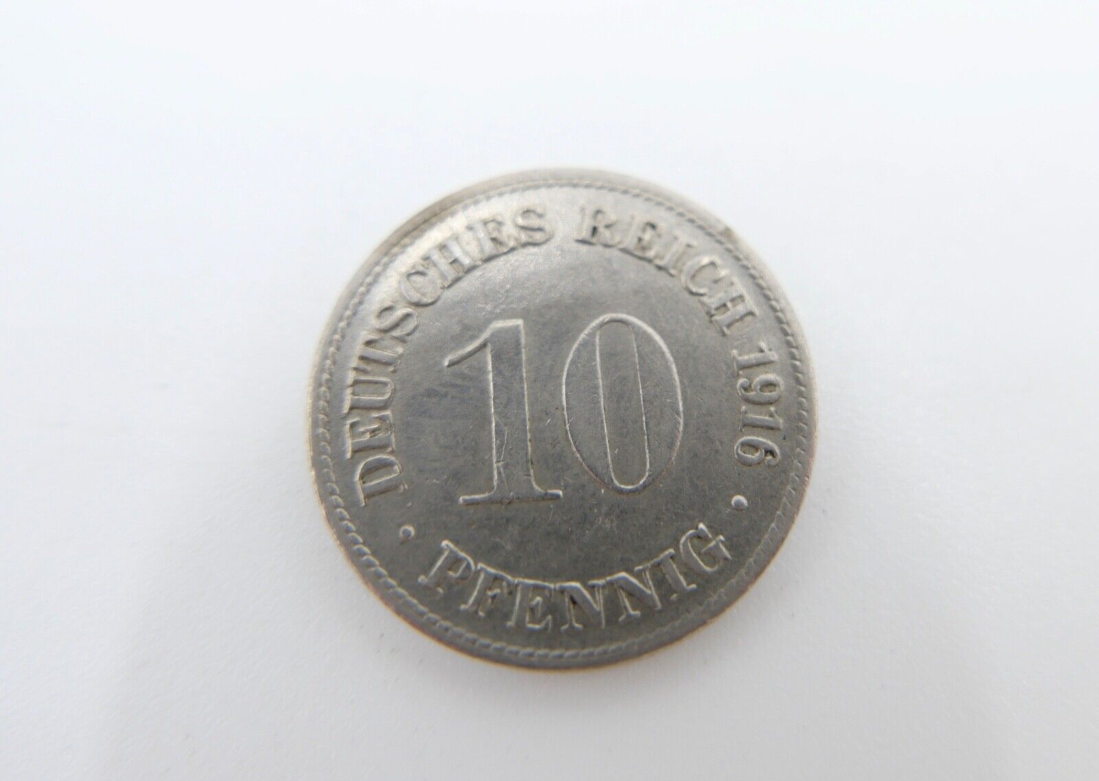 10 Pfennig Kaiserreich 1916 D Jäger J. 13 VZ - STG vorzüglich - Stempelglanz - Antikhandel-Stuttgart