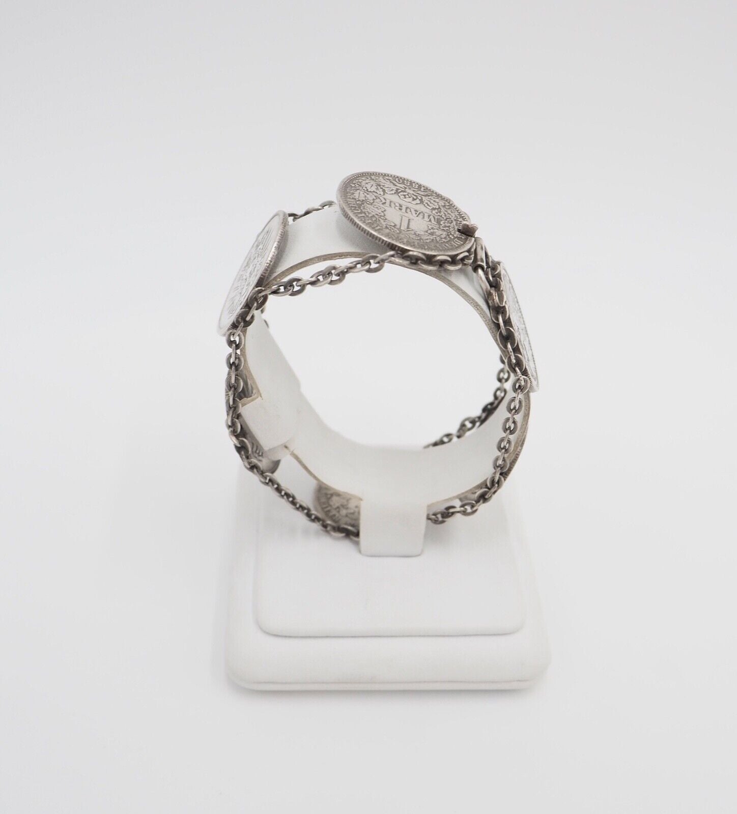 Silber 835 Armband Reichsmark 41,3 gr. A 1875 1887 1180 1900 1876 J - Antikhandel-Stuttgart