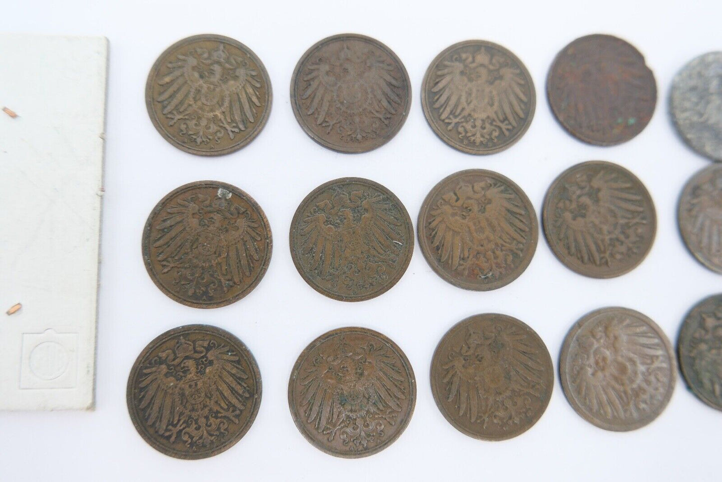 16x 1 Pfennig 1893 - 1914 Konvolut LOT Jäger J.10 s-vz - Antikhandel-Stuttgart
