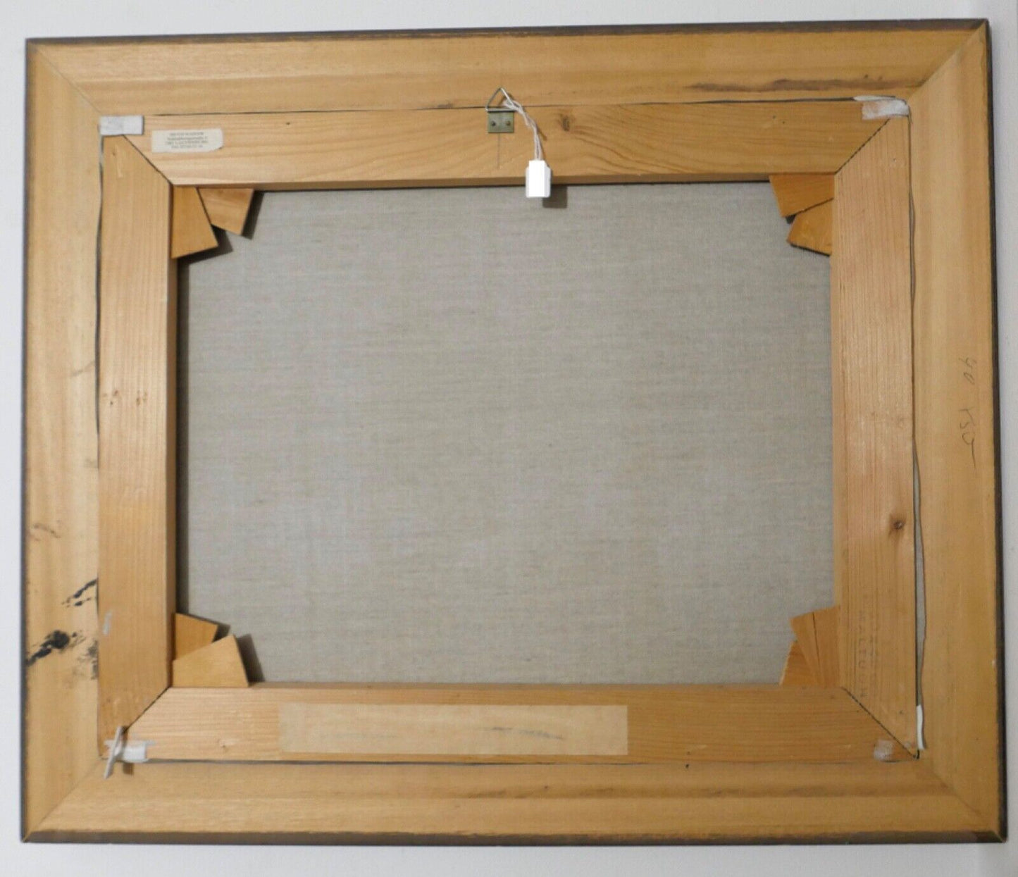 schönes Ölgemälde Tal Landschaft Dorf signiert Hugo Kaiser 62x50cm - Antikhandel-Stuttgart