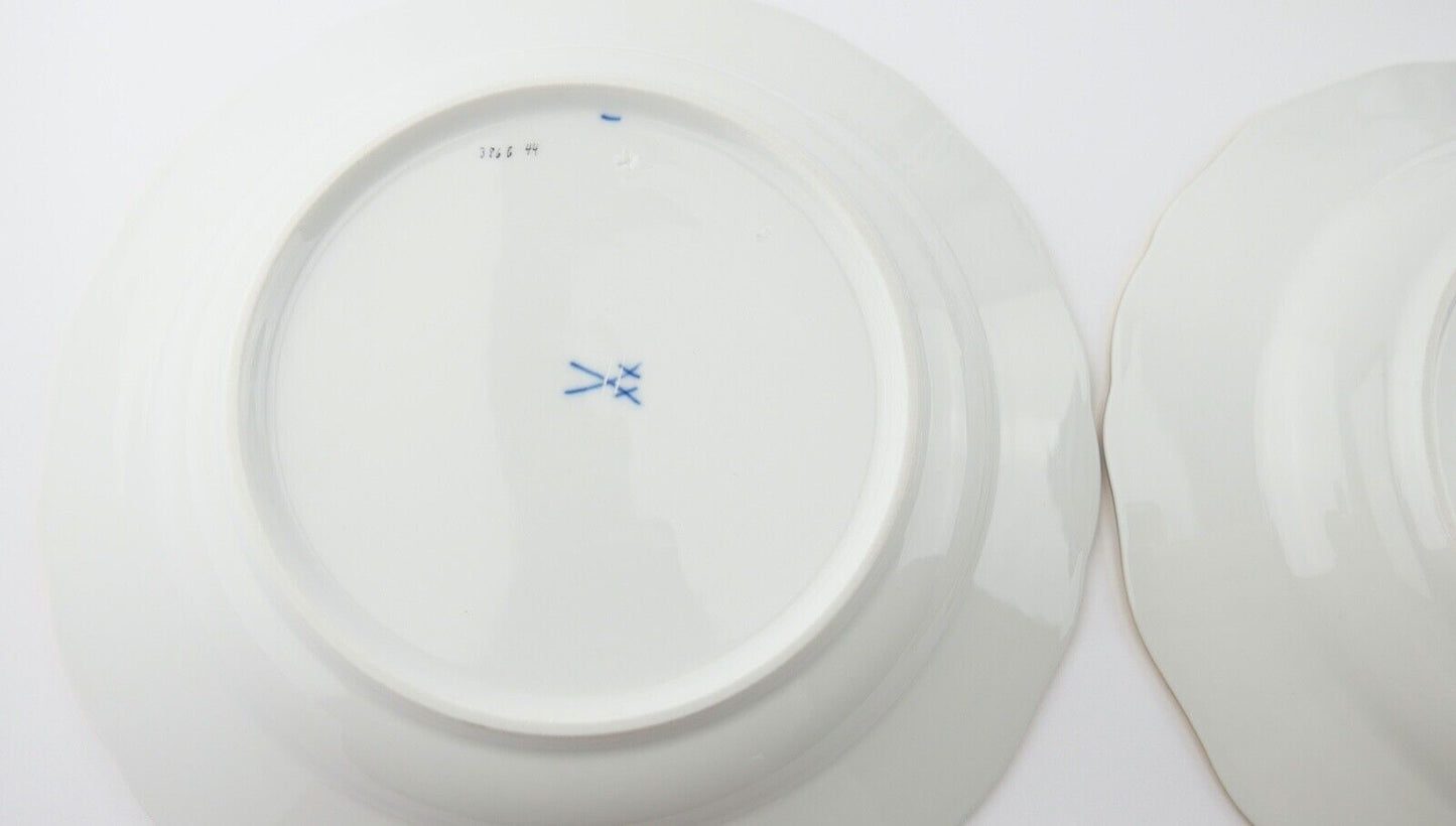 21 Tlg Meissen Garben Muster Dekor Kaffee Service Goldrand 6 Personen NEUwertig - Antikhandel-Stuttgart