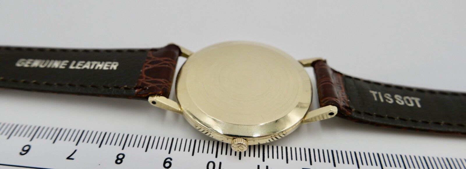 Tissot 585 14K Gold Herenuhr 1960er Handaufzug Cal. 781-1 Ref. 6391 NEUwertig - Antikhandel-Stuttgart