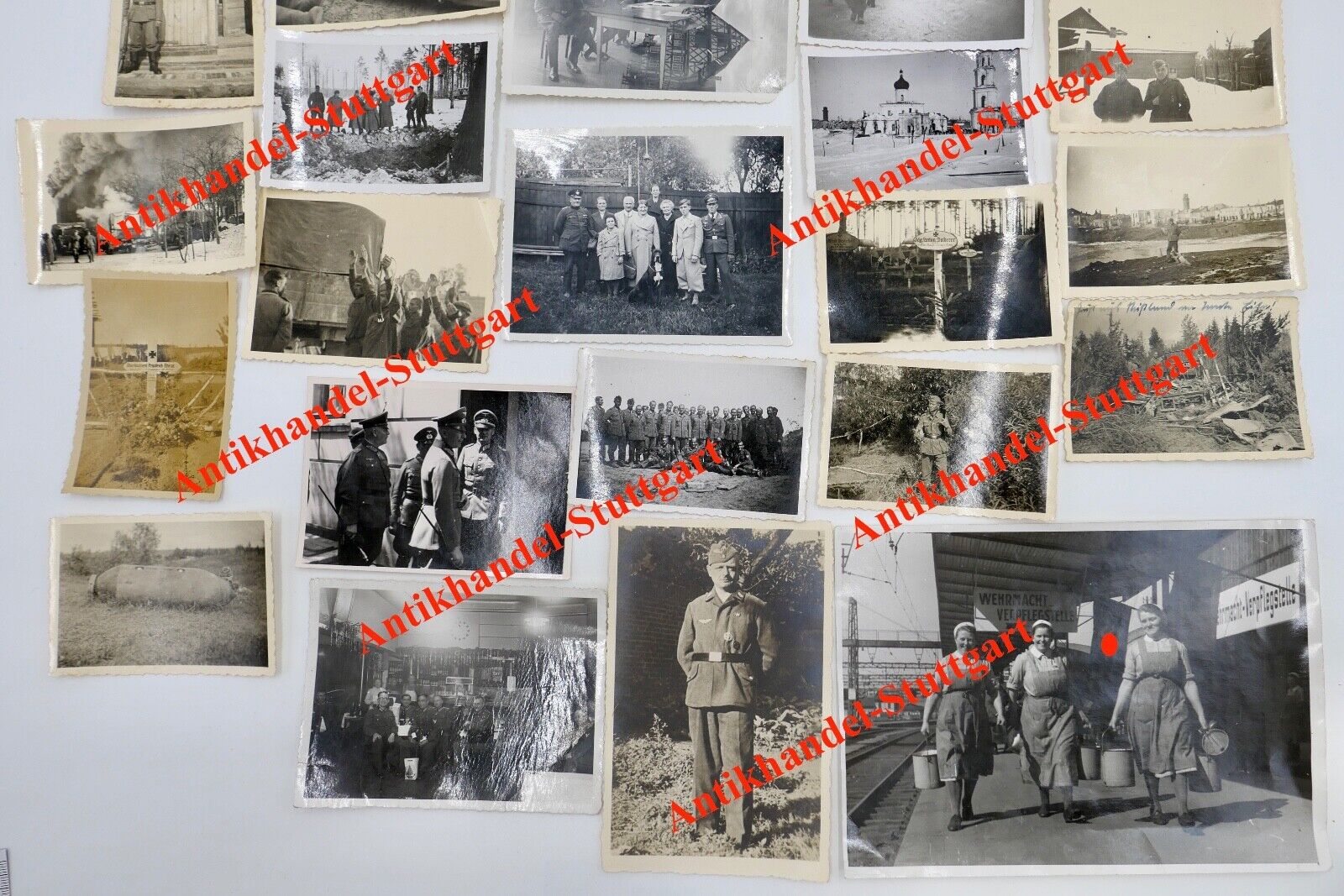 Russische Kriegsgefangene 29 Fotos Feldzug Generäle Schlacht WW2 WK2 Wehrmacht - Antikhandel-Stuttgart