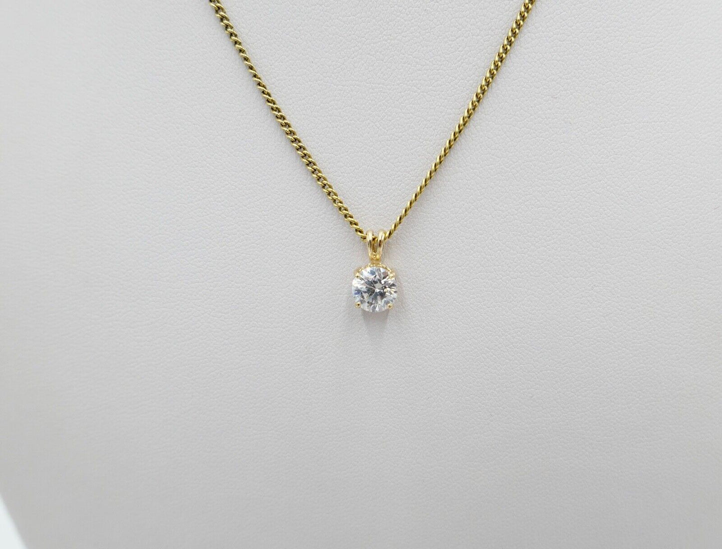 DQCZ Anhänger mit Zirkonia 585 / 14K Gold Gelbgold - Antikhandel-Stuttgart