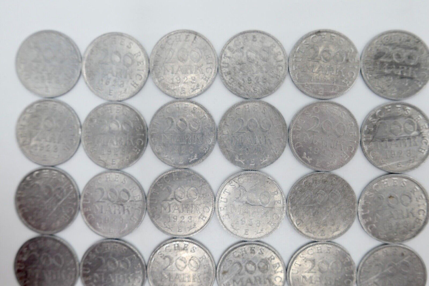 Weimarer Republik 200 Mark Deutsches Reich Ersatz & Inflationsmünzen 1923 J.304 - Antikhandel-Stuttgart