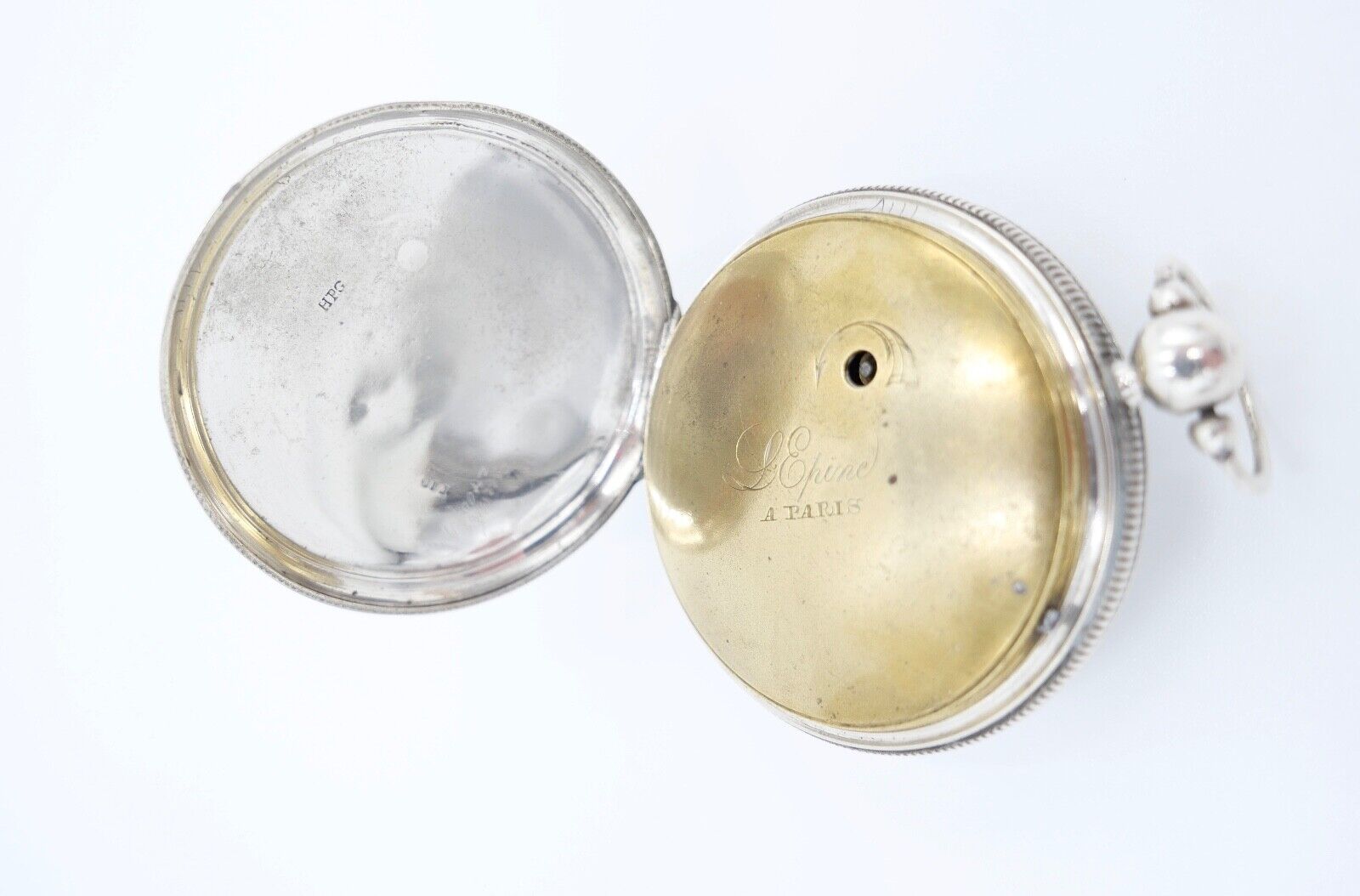große antike Taschenuhr 55mm 1820 - 1840 Lepine - L Epine Paris Spindelwerk - Antikhandel-Stuttgart
