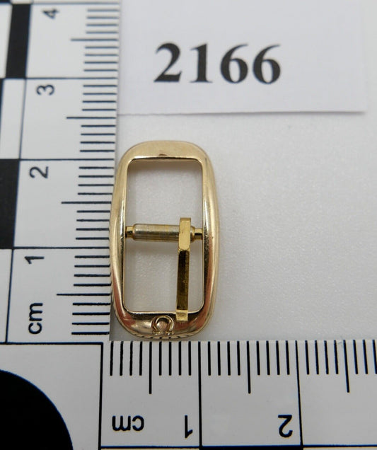 ORIGINAL alte OMEGA Dornschließe VERGOLDET PLAQUE Armbanduhr 8mm CLASP BUCKLE - Antikhandel-Stuttgart