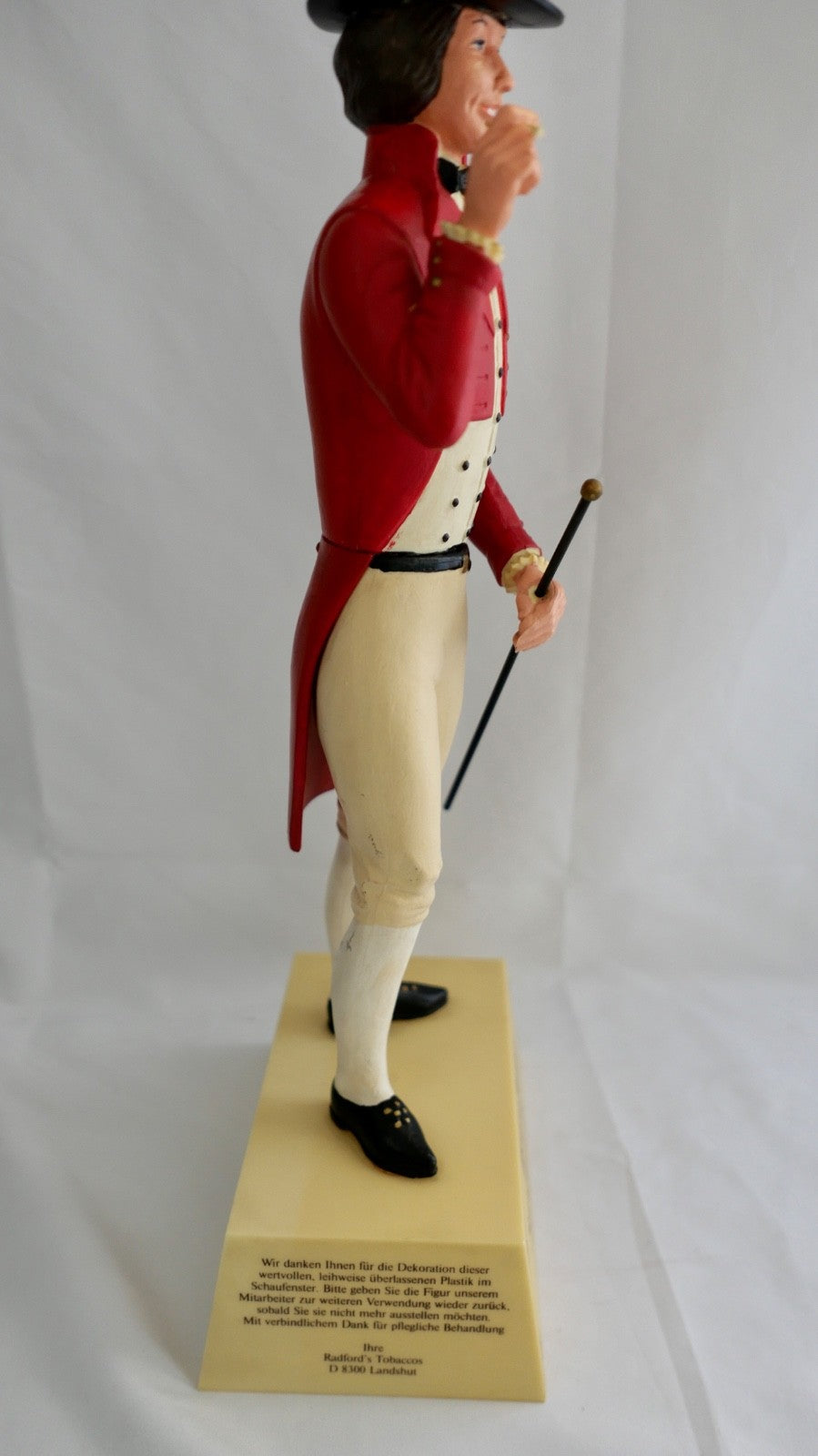 Werbefigur 1970er Jahre 41 cm Thomas Radford Sundays Fantasy' pipe tobacco