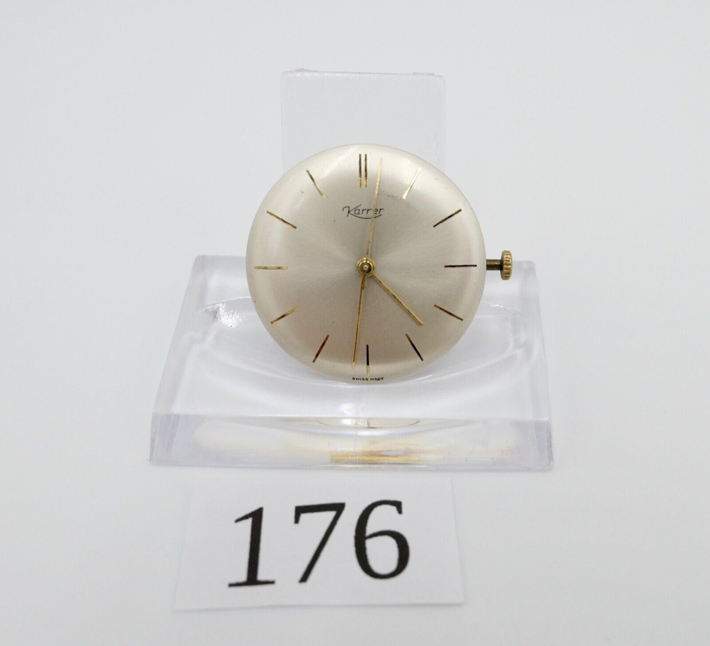 LÄUFT Karrer Cal. AS1430 Uhrwerk Krone Zifferblatt Zeiger - Antikhandel-Stuttgart