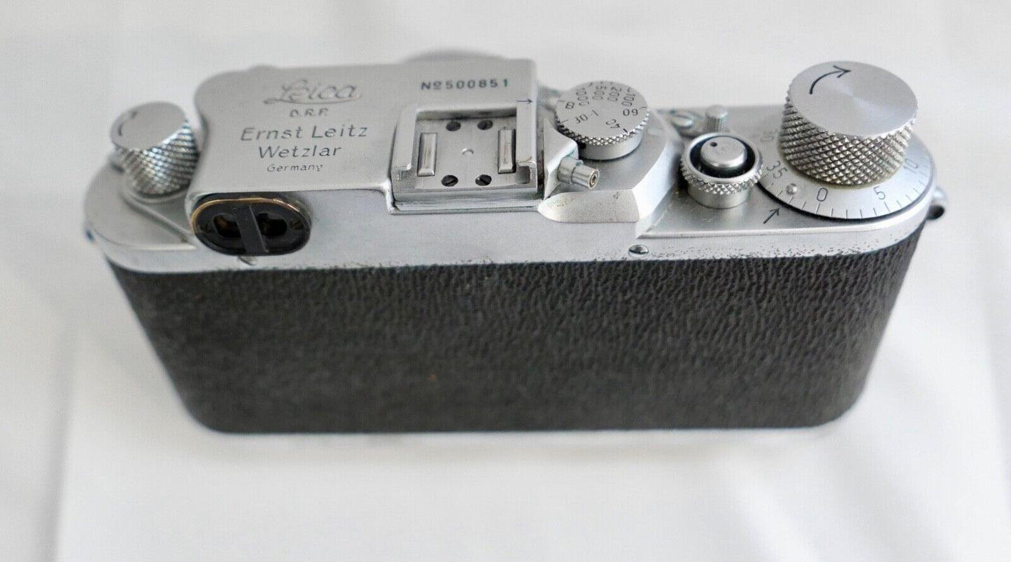 Leitz Leica III C Wetzlar voll funktionsfähig mit Summitar f=5 cm 1:2 aus 1950 - Antikhandel-Stuttgart