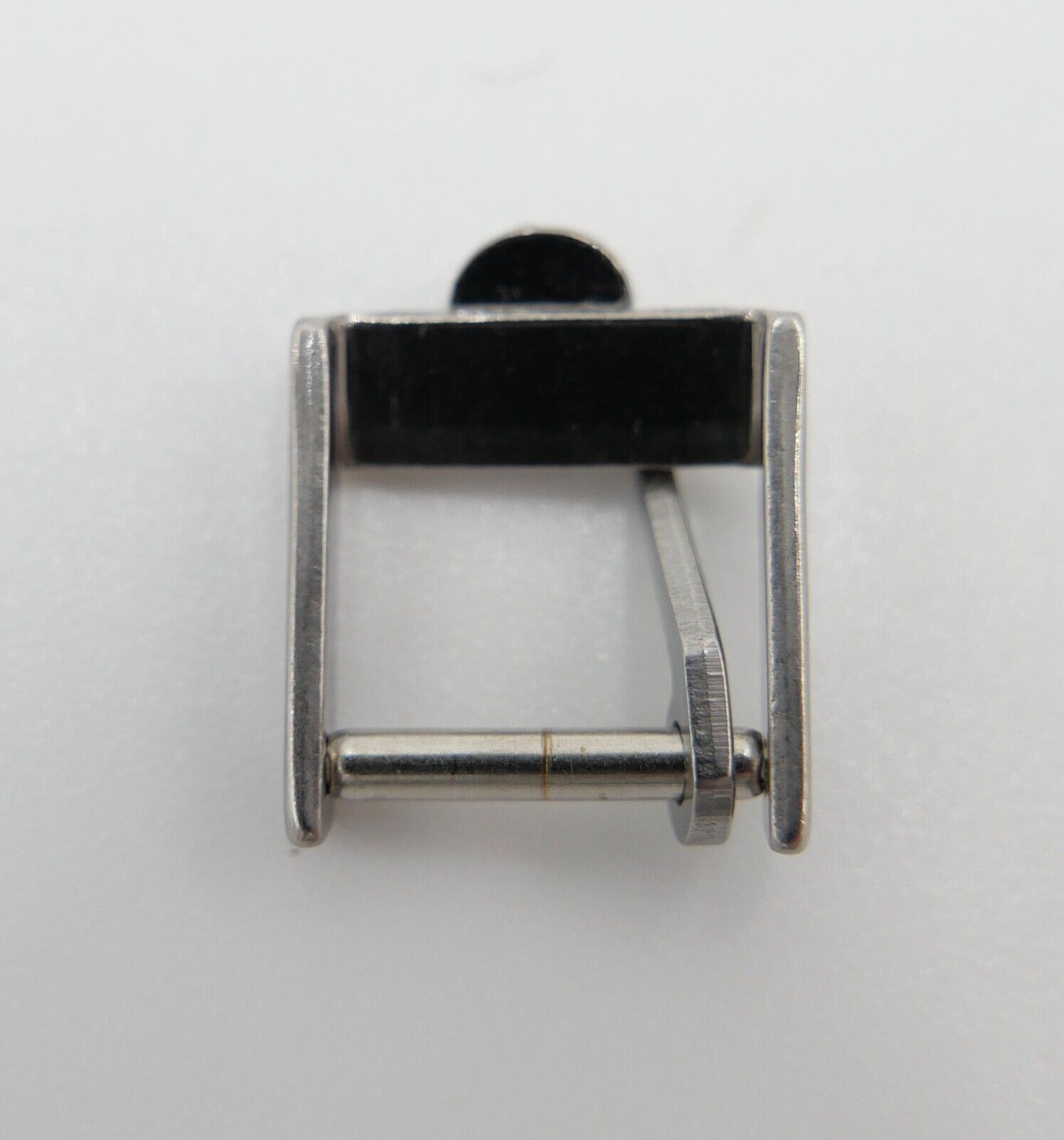 ORIGINAL alte OMEGA Dornschließe EDELSTAHL Armbanduhr 10mm CLASP BUCKLE - Antikhandel-Stuttgart