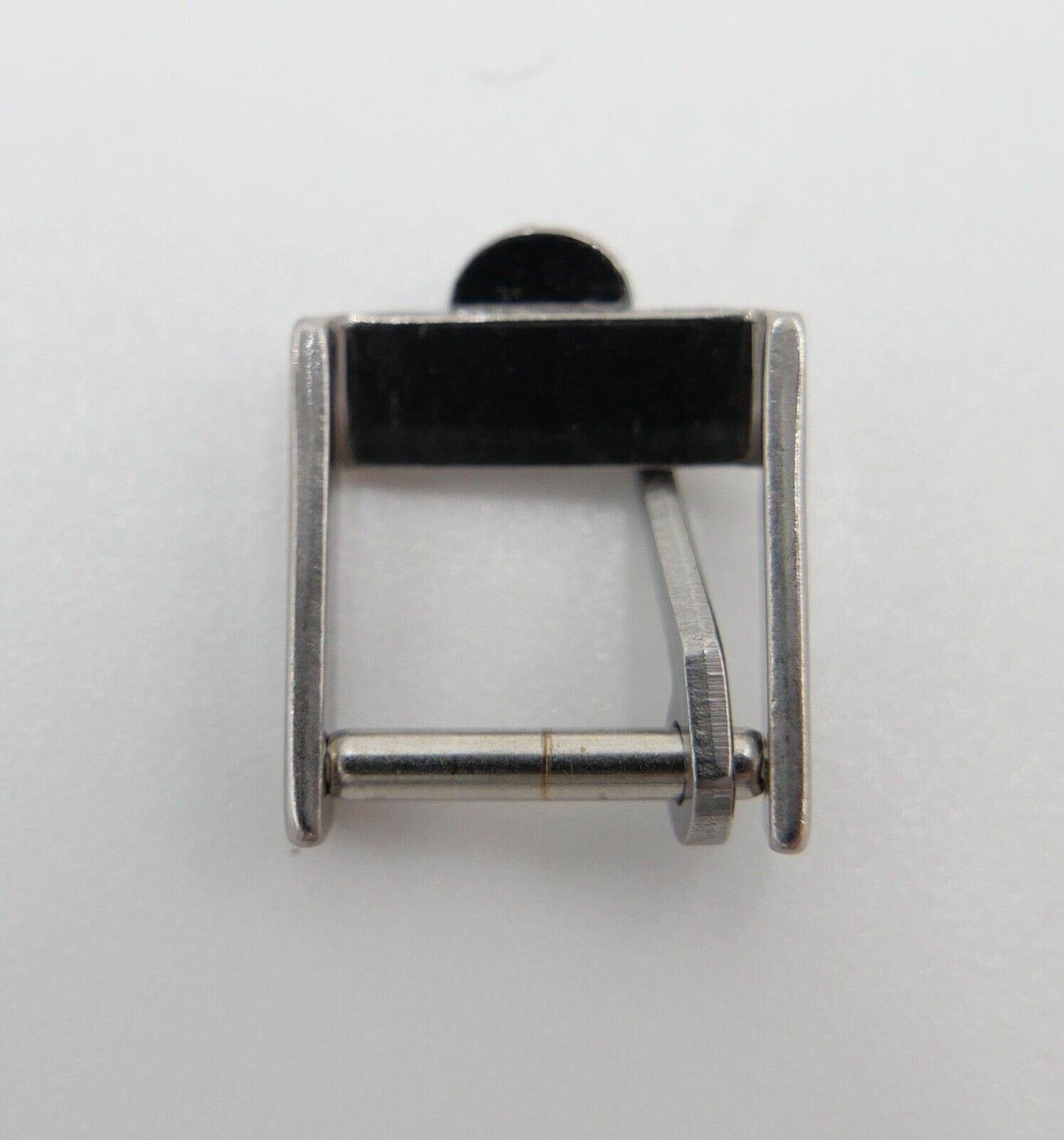 ORIGINAL alte OMEGA Dornschließe EDELSTAHL Armbanduhr 10mm CLASP BUCKLE - Antikhandel-Stuttgart