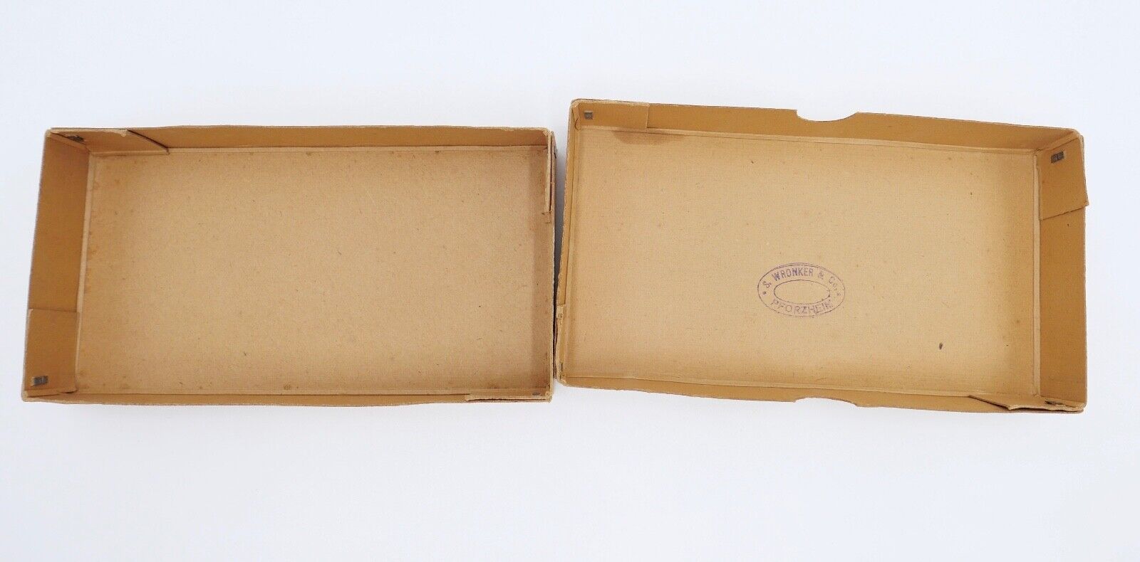 Schachtel für Feldpost mit Briefmarke Deutsches Reich 19x10x3cm - Antikhandel-Stuttgart