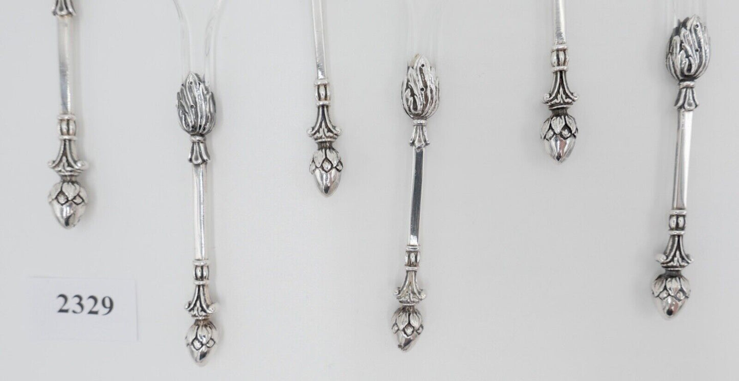 NEUwertig Christoph Widmann CW 90 CLASSSIC Eierlöffel Kaviar 6 tlg. versilbert - Antikhandel-Stuttgart