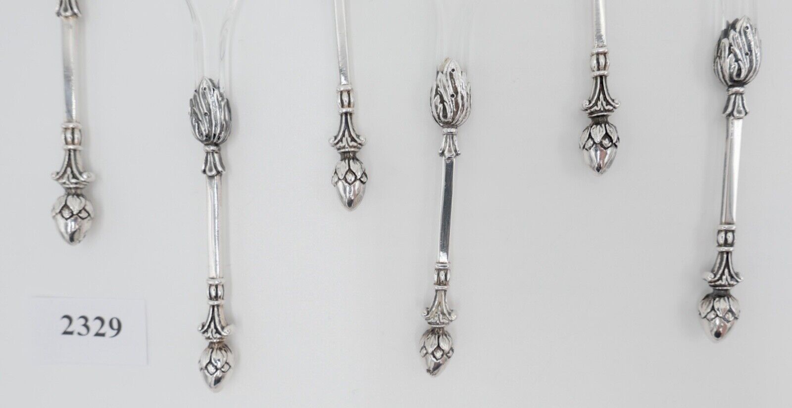 NEUwertig Christoph Widmann CW 90 CLASSSIC Eierlöffel Kaviar 6 tlg. versilbert - Antikhandel-Stuttgart