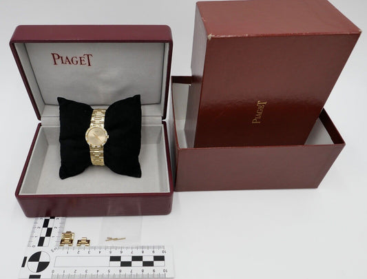 Piaget Dancer Quarz Damenuhr Brillantbesatz 750/18K Lady Ø 23,4 mm Ref. 80564K81 - Antikhandel-Stuttgart