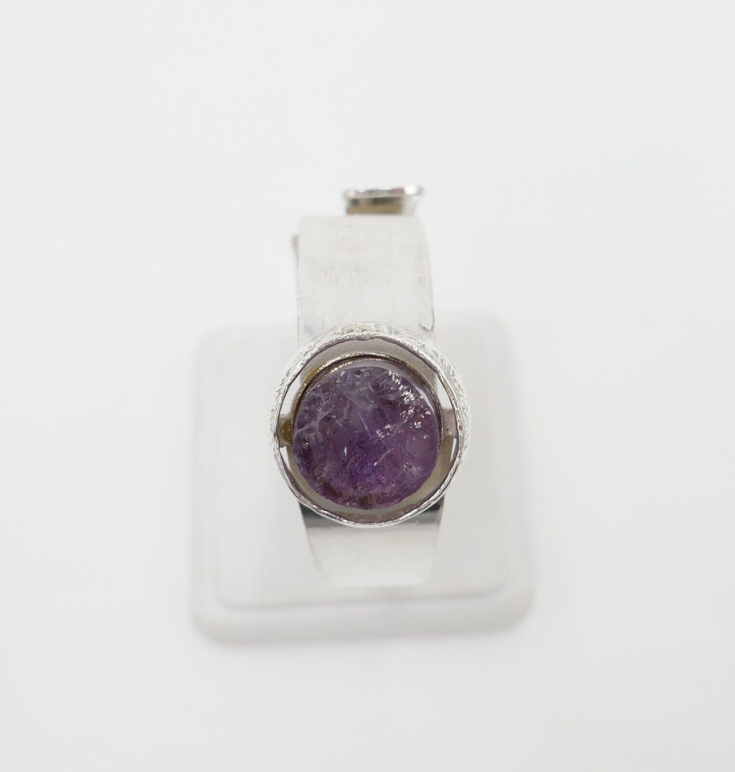 Amethyst 835 Silber Armband Armreif Armspange " PERLI " Guter Zustand RAR - Antikhandel-Stuttgart