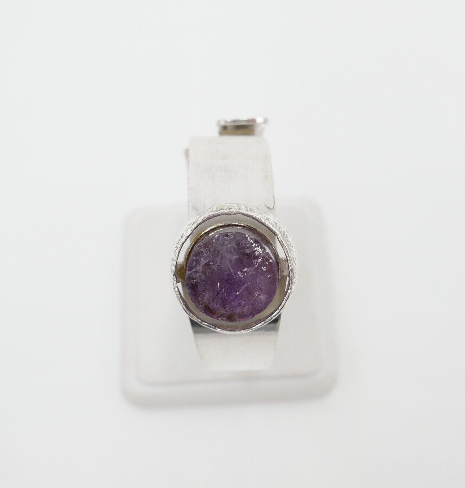 Amethyst 835 Silber Armband Armreif Armspange " PERLI " Guter Zustand RAR - Antikhandel-Stuttgart