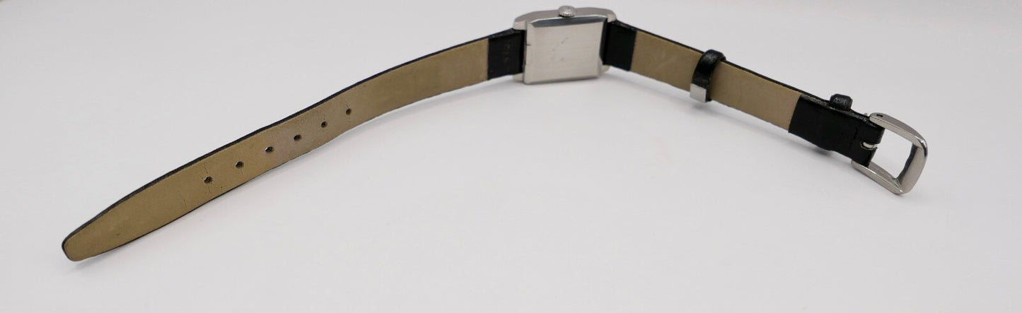 70er Klassische LONGINES Damenuhr Cal. 460 neues Lederarmband Handaufzug 21x18mm